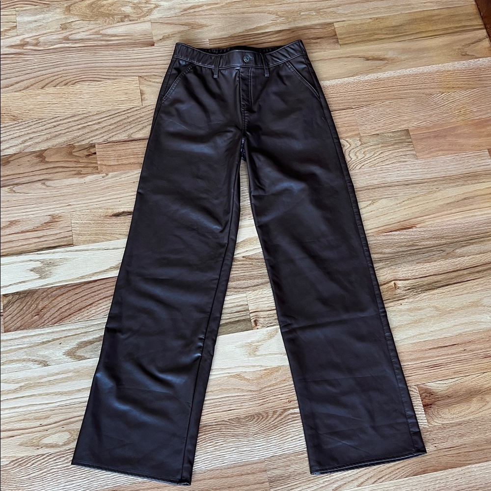 Abercrombie Kids Dark brown leather Pants 15/16